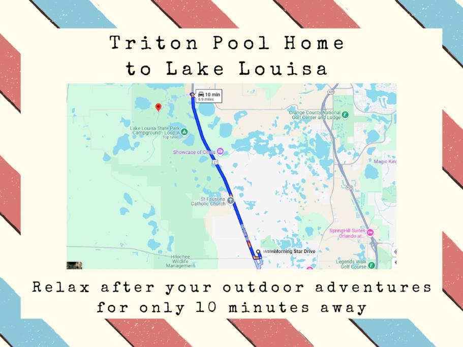 Triton Vacation Pool Home Near Disney Orlando Extérieur photo